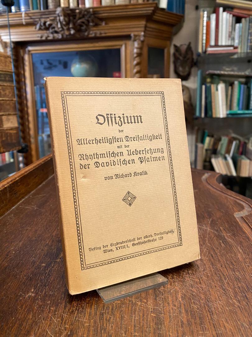 Kralik, Offizium der Allerheiligsten Dreifaltigkeit mit der Rhythmischen Überset