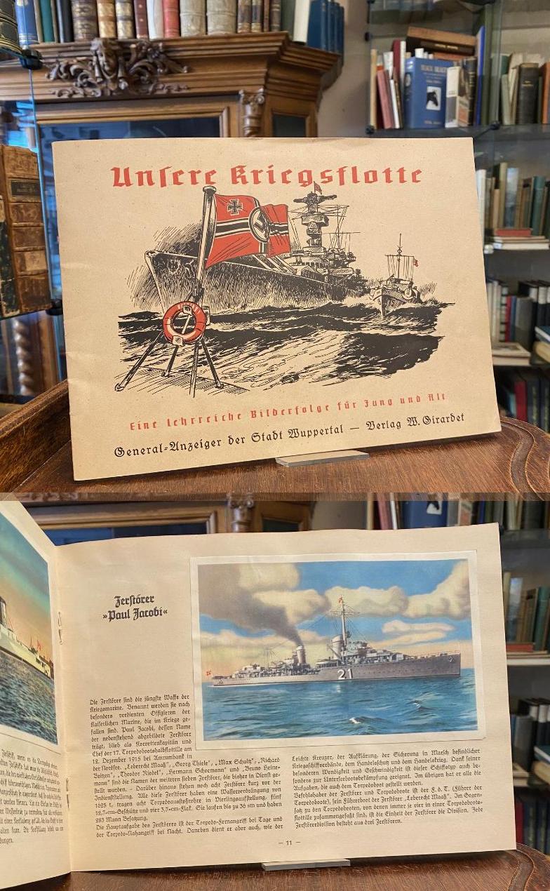 Köberich 22602.3. - Zeitungs-Betriebe (Hrsg) / Urbahns, Unsere Kriegsflotte : Ei
