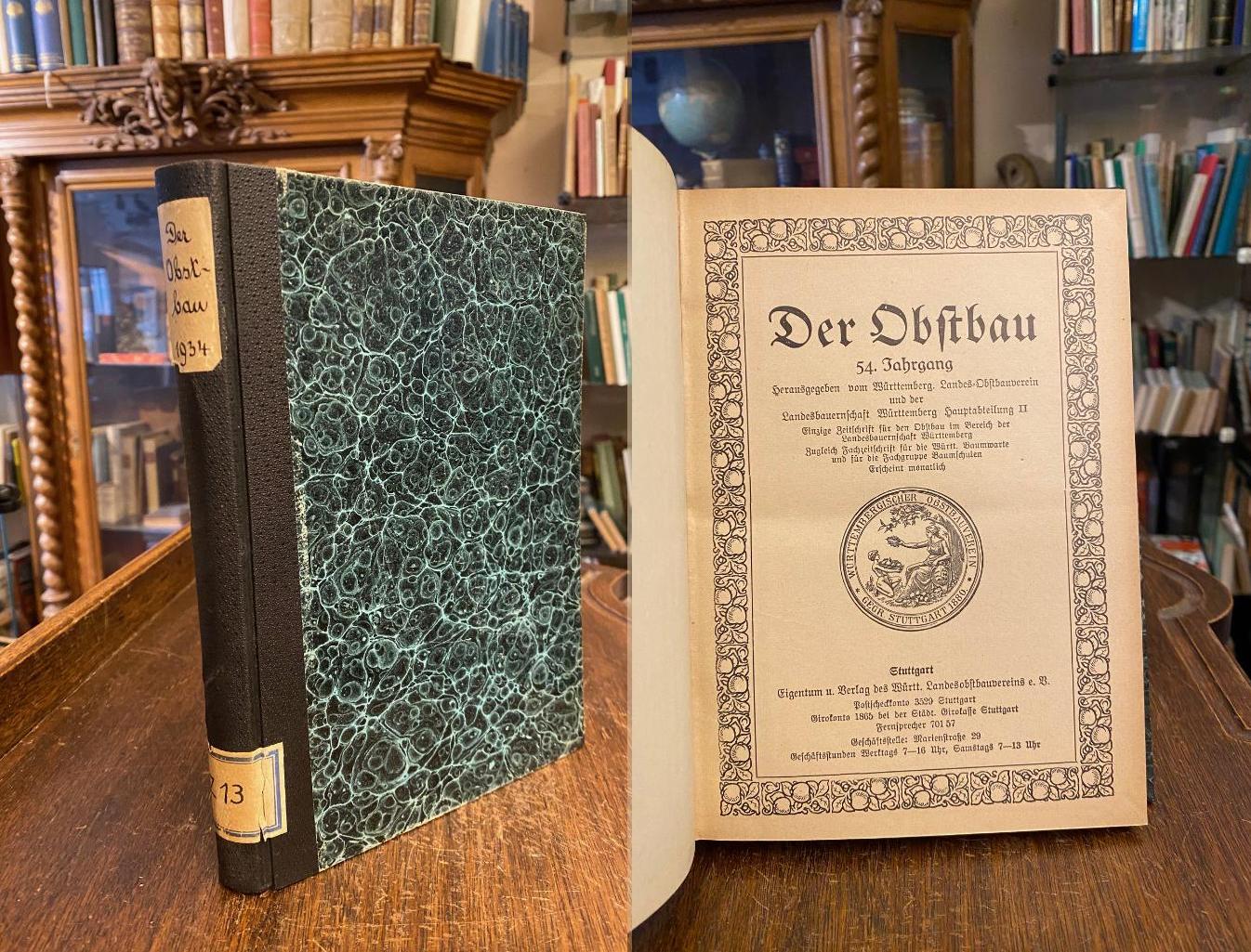 Obstbau, Der Obstbau 1934 : 54. Jg. :