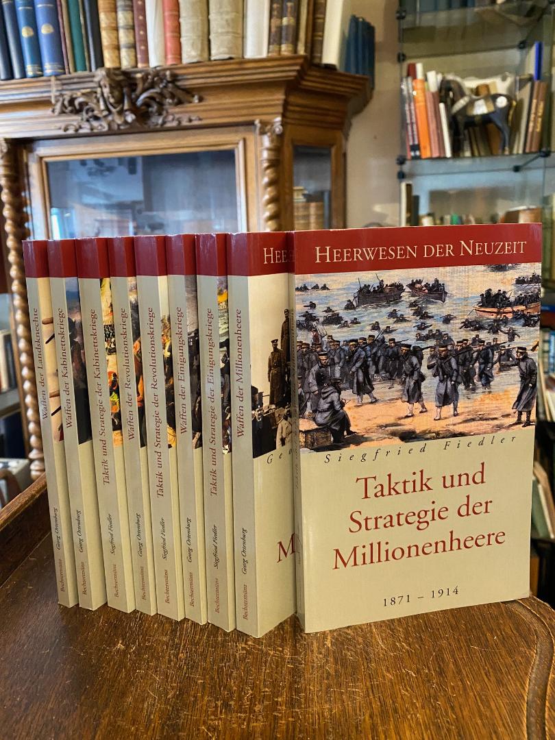 Ortenburg, Heerwesen der Neuzeit : Konvolut 9 Bände (von 10):
