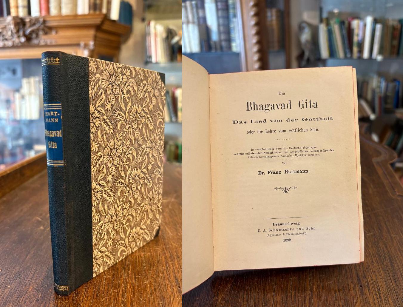 Hartmann, Die Bhagavad Gita - Das Lied von der Gottheit :