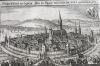 Isny im Allgäu. - Merian, 'Wahre Bildniß der Statt Ysny im Algäw wie solche im W